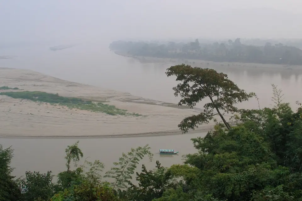 The Mekong at the Golden Triangle, where Laos, Thailand and Myanmar meet