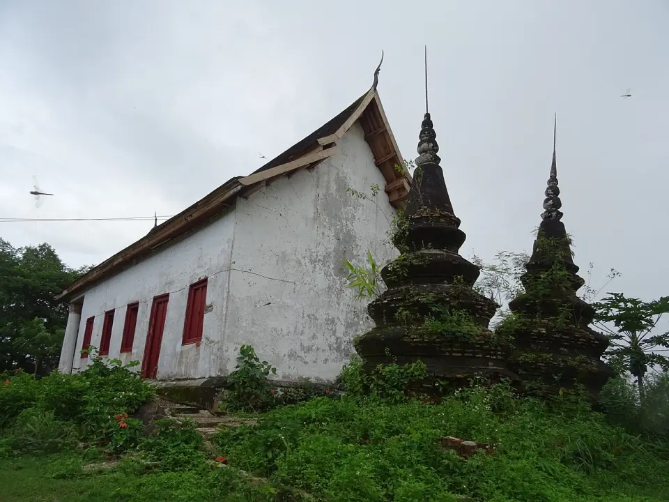 Wat Chomphet, across the Mekong from Luang Prabang