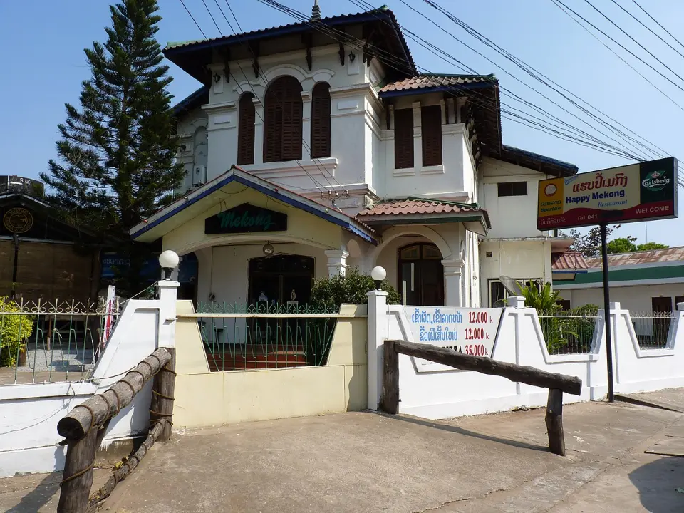 Rooftops of the old town in Savannakhet