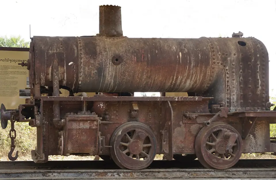 The old French railway bridge on Don Khon
