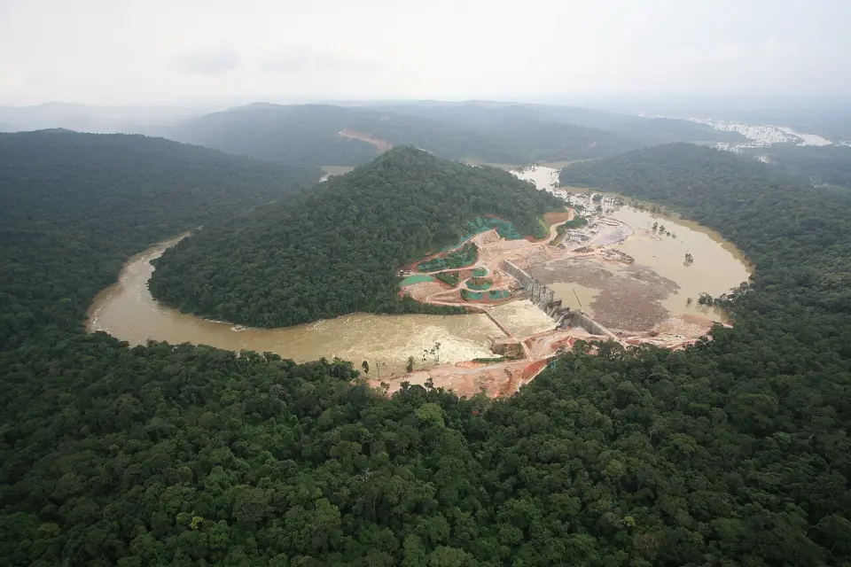 The Nam Theun 2 reservoir on the Nakai plateau