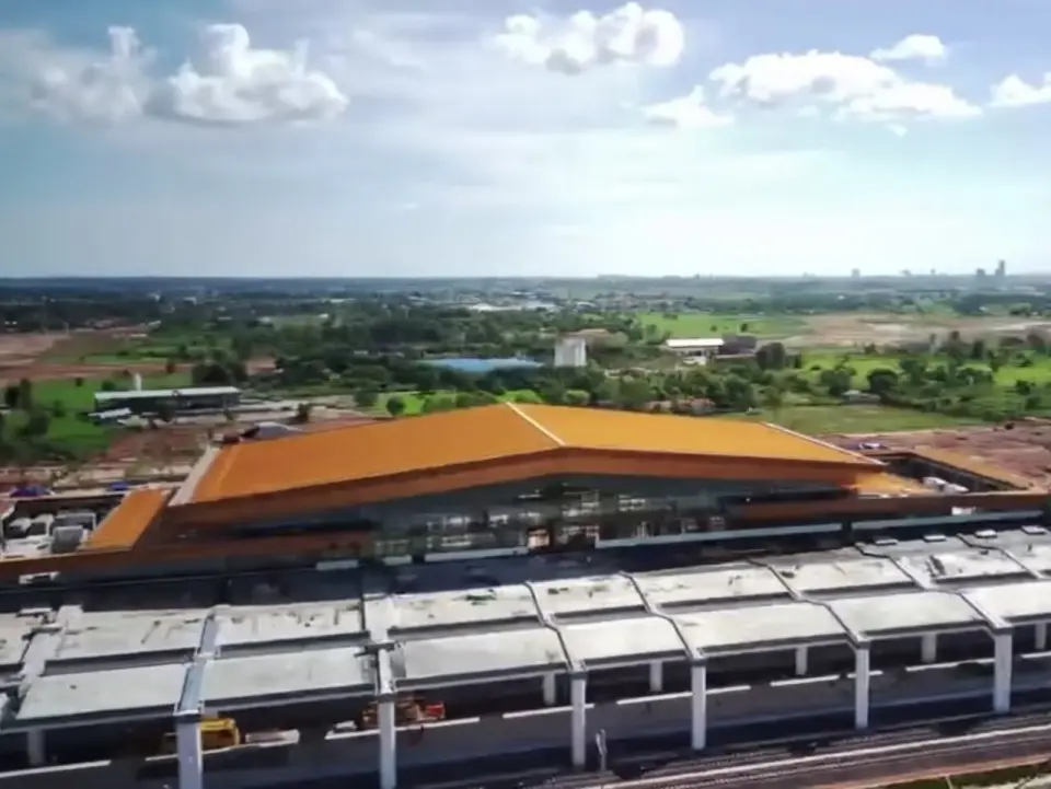 Vientiane's station on the Laos-China Railway